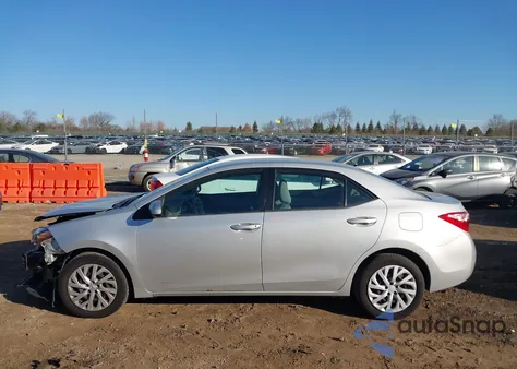 2018 Toyota Corolla Le z USA, uszkodzony, nr VIN 2T1BURHE4JC119159